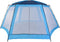 vidaXL Zwembadtent 660x580x250 cm stof blauw