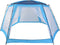 vidaXL Zwembadtent 660x580x250 cm stof blauw