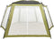 vidaXL Zwembadtent 660x580x250 cm stof groen
