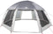 vidaXL - Zwembadtent - met - uitneembare - buiten- - gaaswanden - 510x510 - cm - grijs