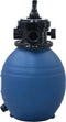 vidaXL - Zwembadzandfilter - met - 4-positie - ventiel - 300 - mm - blauw