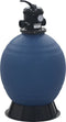 vidaXL - Zwembadzandfilter - met - 6-positie - ventiel - 560 - mm - blauw