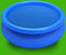 vidaXL - Zwembadzeil - rond - 488 - cm - PE - blauw
