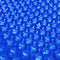 vidaXL - Zwembadzeil - rond - 488 - cm - PE - blauw