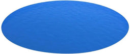 vidaXL - Zwembadzeil - rond - 549 - cm - PE - blauw