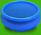 vidaXL - Zwembadzeil - rond - 549 - cm - PE - blauw