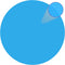 vidaXL - Zwembadzeil - rond - 549 - cm - PE - blauw