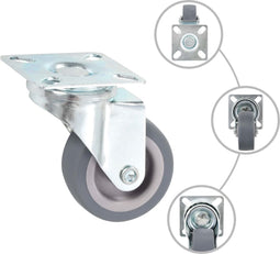 vidaXL - Zwenkwielen - 24 - st - 50 - mm