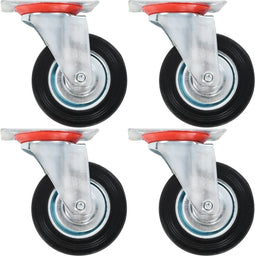 vidaXL - Zwenkwielen - 4 - st - 100 - mm