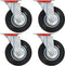 vidaXL - Zwenkwielen - 4 - st - 125 - mm
