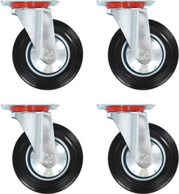 vidaXL - Zwenkwielen - 4 - st - 160 - mm