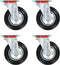 vidaXL - Zwenkwielen - 4 - st - 160 - mm