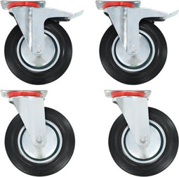 vidaXL - Zwenkwielen - 4 - st - 200 - mm