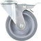 vidaXL - Zwenkwielen - met - boutgaten - 4 - st - 100 - mm