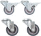 vidaXL - Zwenkwielen - met - boutgaten - 4 - st - 50 - mm