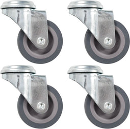 vidaXL - Zwenkwielen - met - boutgaten - 4 - st - 50 - mm