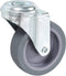 vidaXL - Zwenkwielen - met - boutgaten - 4 - st - 75 - mm
