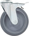 vidaXL - Zwenkwielen - met - boutgaten - en - dubbele - remmen - 4 - st - 125 - mm
