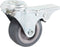 vidaXL - Zwenkwielen - met - boutgaten - en - dubbele - remmen - 4 - st - 50 - mm