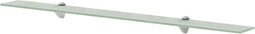 vidaXL - Zwevend - schap - 100x10 - cm - 8 - mm - glas