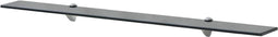 vidaXL - Zwevend - schap - 100x20 - cm - 8 - mm - glas
