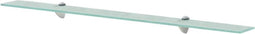 vidaXL - Zwevend - schap - 100x20 - cm - 8 - mm - glas