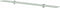 vidaXL - Zwevend - schap - 100x20 - cm - 8 - mm - glas
