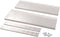 vidaXL - Zwevend - schap - 2-laags - 100x30 - cm - roestvrij - staal