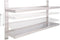 vidaXL - Zwevend - schap - 2-laags - 150x30 - cm - roestvrij - staal