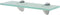 vidaXL - Zwevend - schap - 30x10 - cm - 8 - mm - glas