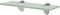 vidaXL - Zwevend - schap - 30x10 - cm - 8 - mm - glas