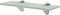 vidaXL - Zwevend - schap - 30x20 - cm - 8 - mm - glas