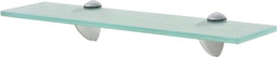 vidaXL - Zwevend - schap - 40x10 - cm - 8 - mm - glas