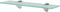 vidaXL - Zwevend - schap - 40x10 - cm - 8 - mm - glas