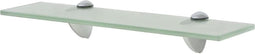 vidaXL - Zwevend - schap - 40x10 - cm - 8 - mm - glas