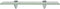 vidaXL - Zwevend - schap - 40x10 - cm - 8 - mm - glas