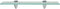vidaXL - Zwevend - schap - 40x10 - cm - 8 - mm - glas