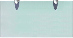 vidaXL - Zwevend - schap - 40x20 - cm - 8 - mm - glas