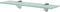 vidaXL - Zwevend - schap - 40x20 - cm - 8 - mm - glas