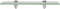 vidaXL - Zwevend - schap - 40x20 - cm - 8 - mm - glas
