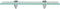 vidaXL - Zwevend - schap - 40x20 - cm - 8 - mm - glas