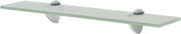 vidaXL - Zwevend - schap - 50x10 - cm - 8 - mm - glas