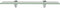 vidaXL - Zwevend - schap - 50x10 - cm - 8 - mm - glas