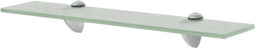vidaXL - Zwevend - schap - 50x20 - cm - 8 - mm - glas