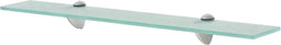 vidaXL - Zwevend - schap - 60x20 - cm - 8 - mm - glas