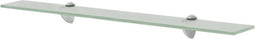 vidaXL - Zwevend - schap - 70x10 - cm - 8 - mm - glas