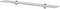 vidaXL - Zwevend - schap - 70x10 - cm - 8 - mm - glas
