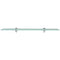vidaXL - Zwevend - schap - 70x10 - cm - 8 - mm - glas