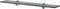 vidaXL - Zwevend - schap - 70x20 - cm - 8 - mm - glas