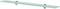 vidaXL - Zwevend - schap - 80x10 - cm - 8 - mm - glas